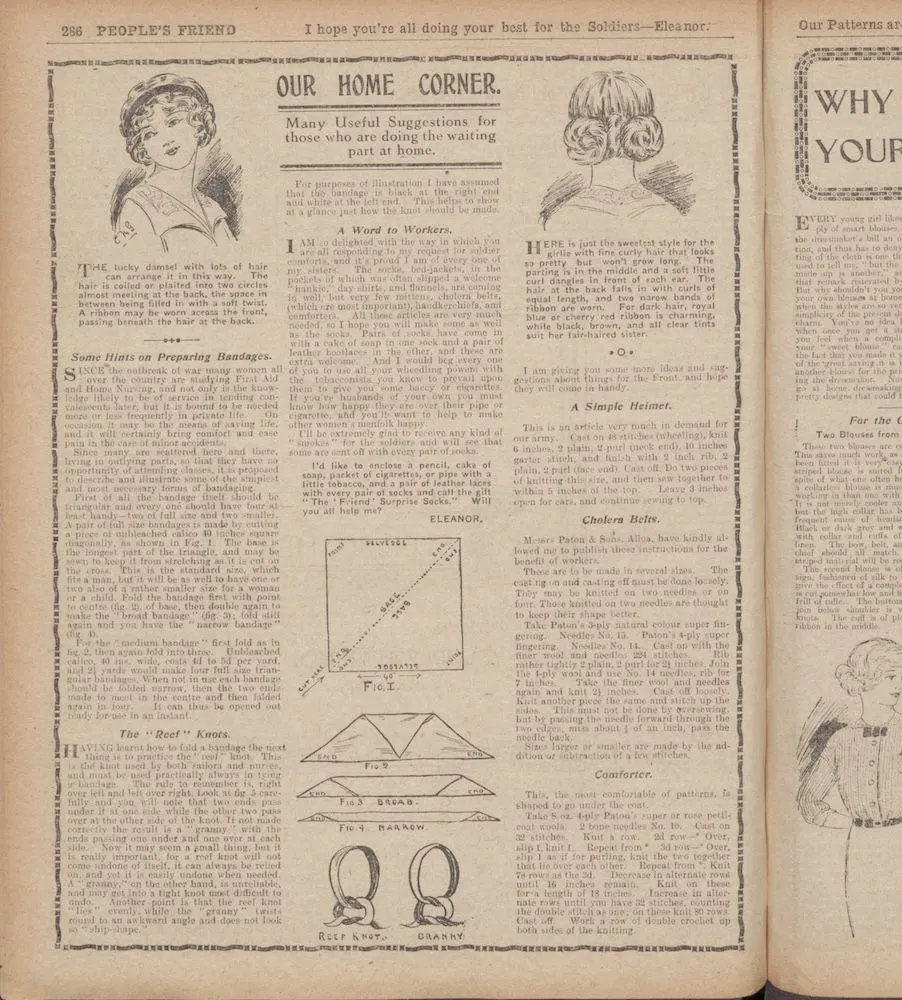 A page of the People's Friend from 28 September 1914