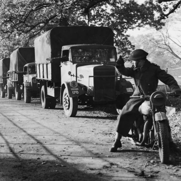 Ulster Home Guard Motor Transport Company in action on November 13th, 1942, during World War II